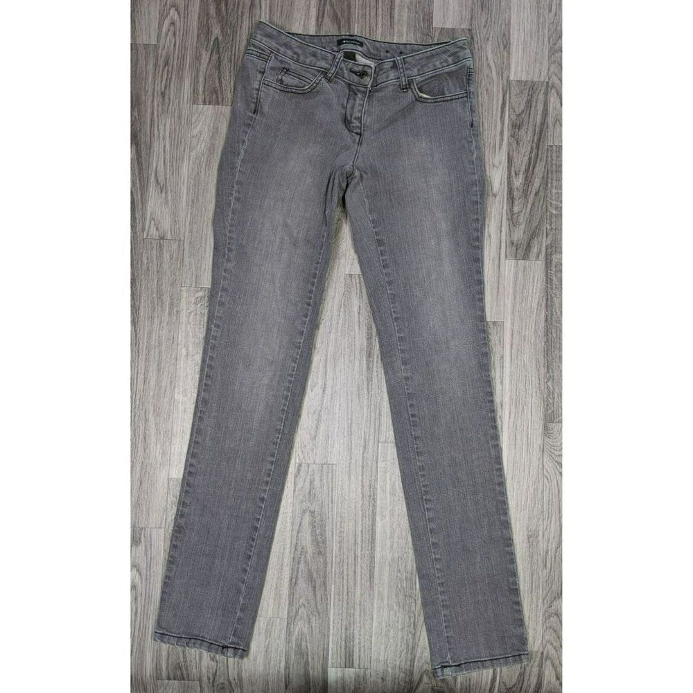 I Heart Love Ronson Womens Size 2 Pockets Straight Leg Grey Denim Jeans